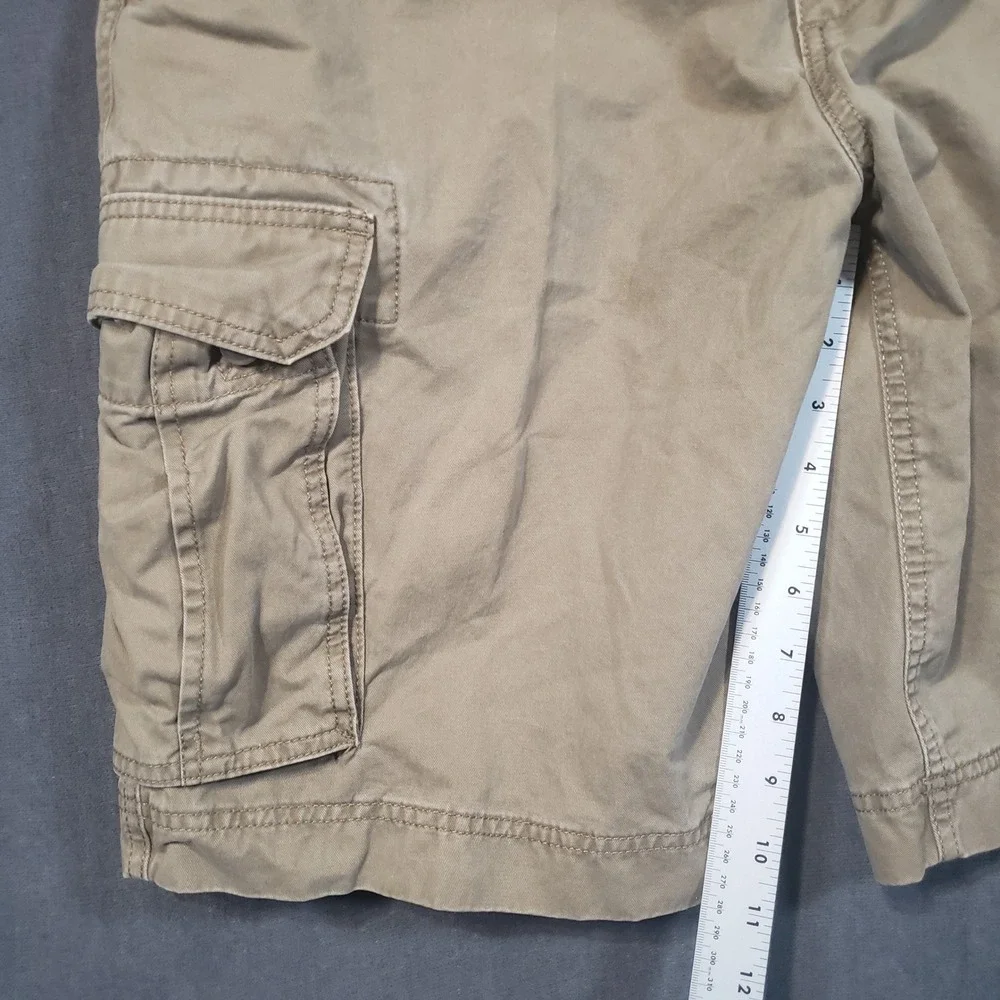 Sonoma Cargo Shorts Mens 40 Tan Khaki Cotton Casual Utility 7276